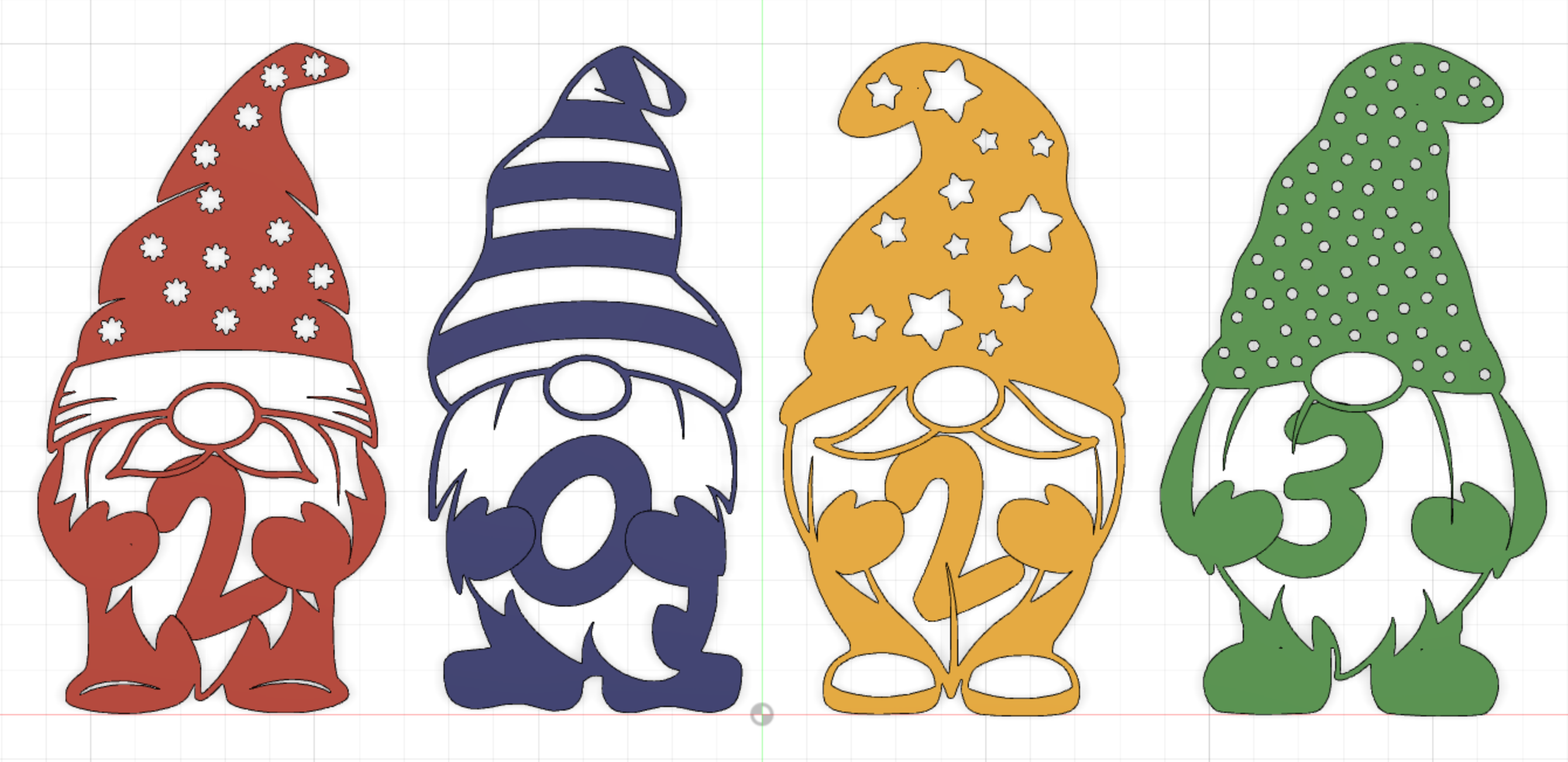 Gnome "2023" happy new year