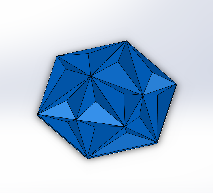 Wallmount - hexagon