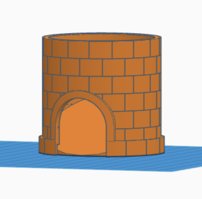 Miniatura 2 do modelo 3D Simple Dice tower