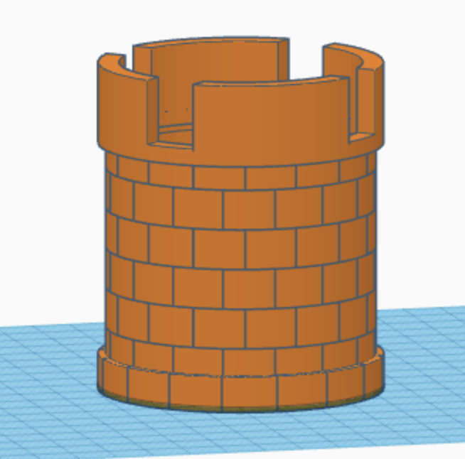Miniatura 3 do modelo 3D Simple Dice tower