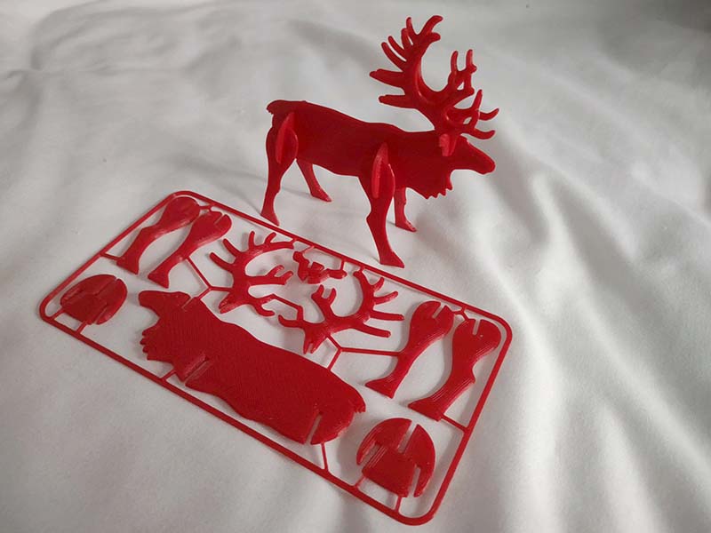 Better Tolerances on Reindeer Christmas Card