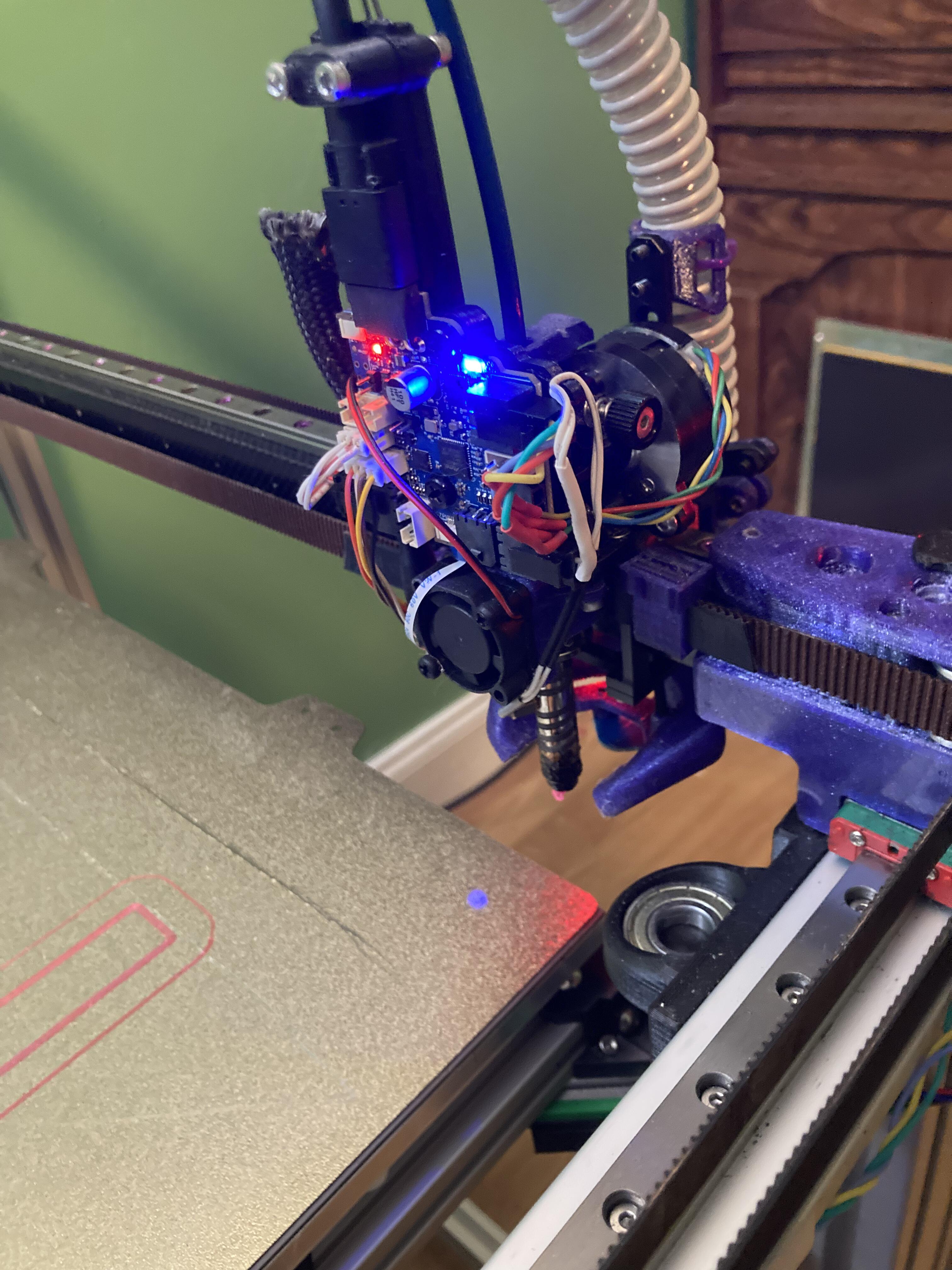 Duet Roto Toolboard mount for the Vz_Hextrudort-Low extruder