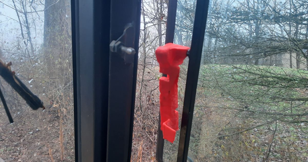 Ford 555c Backhoe Window latch by Timothy_Ecc Download free STL model