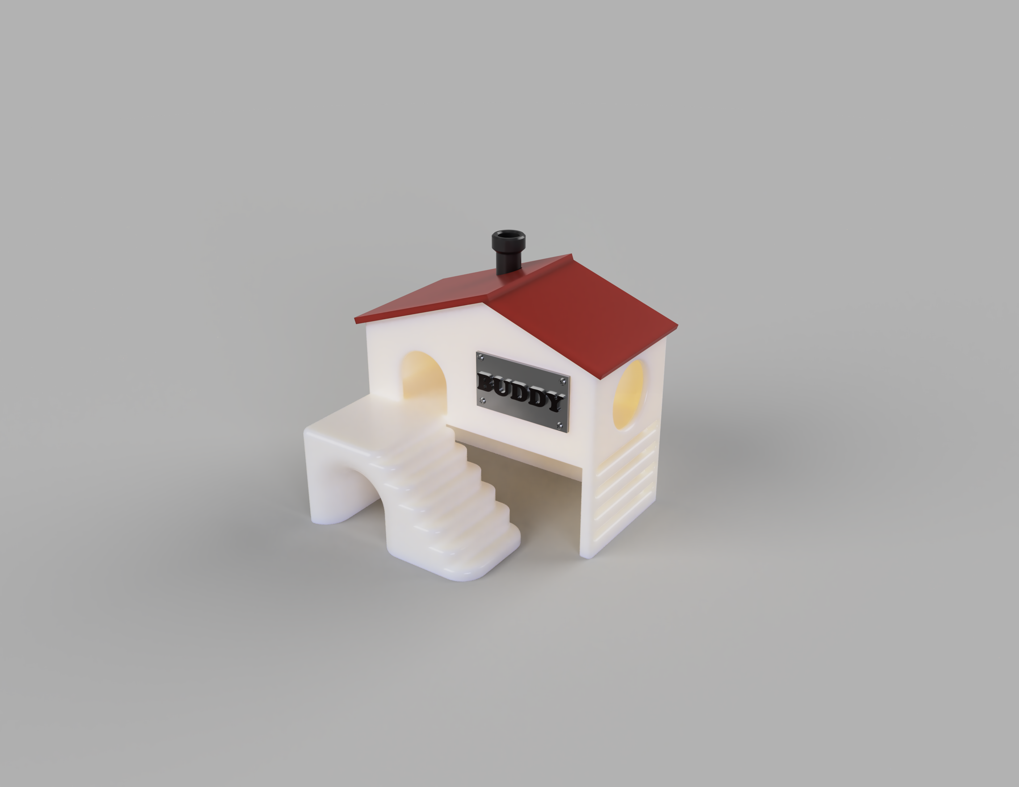 Miniatura 4 do modelo 3D Hamster House