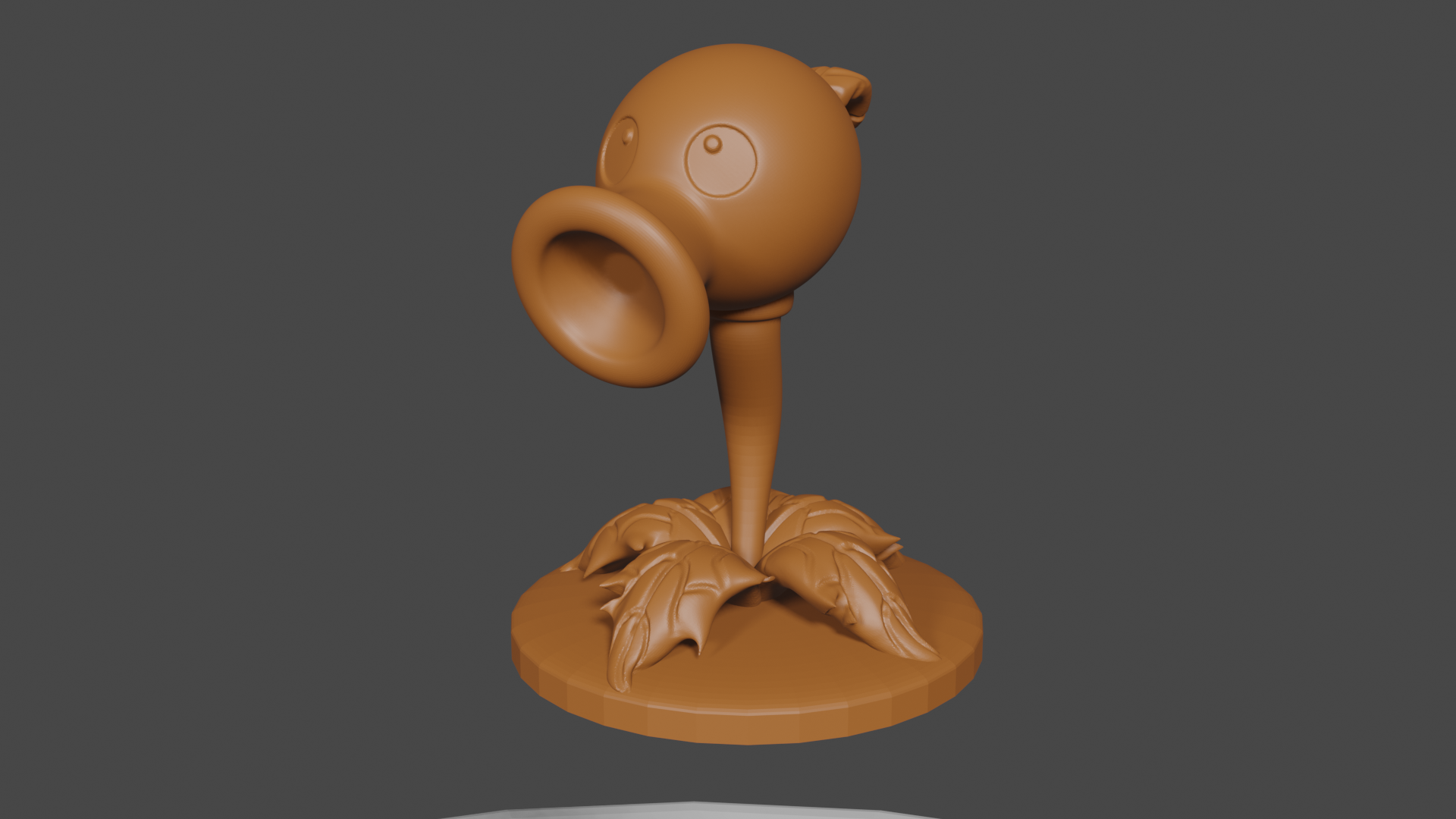 Plants Vs Zombies Inspired Peashooter Tabletop Dnd Miniature By Pixelchroniclesminiatures