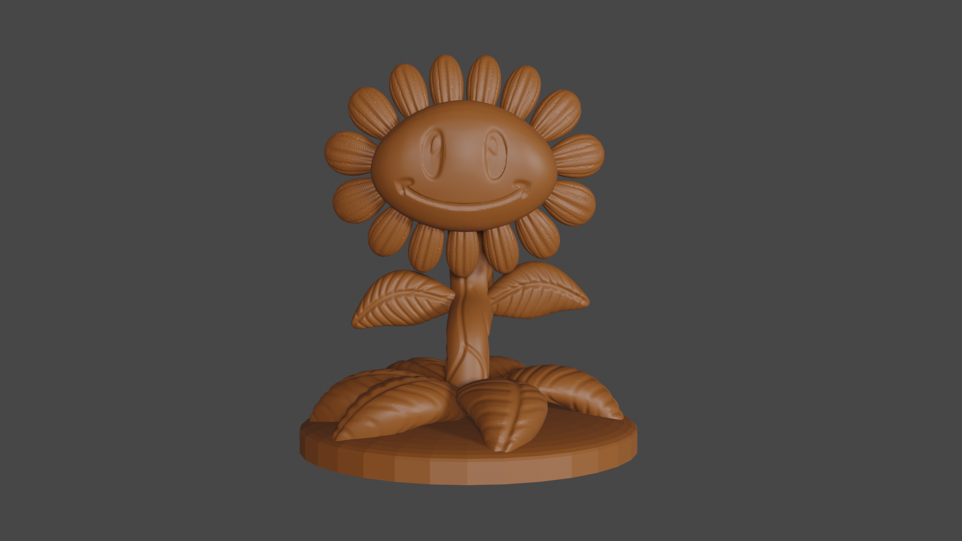 Plants vs Zombies inspired, Sunflower, Tabletop DnD miniature