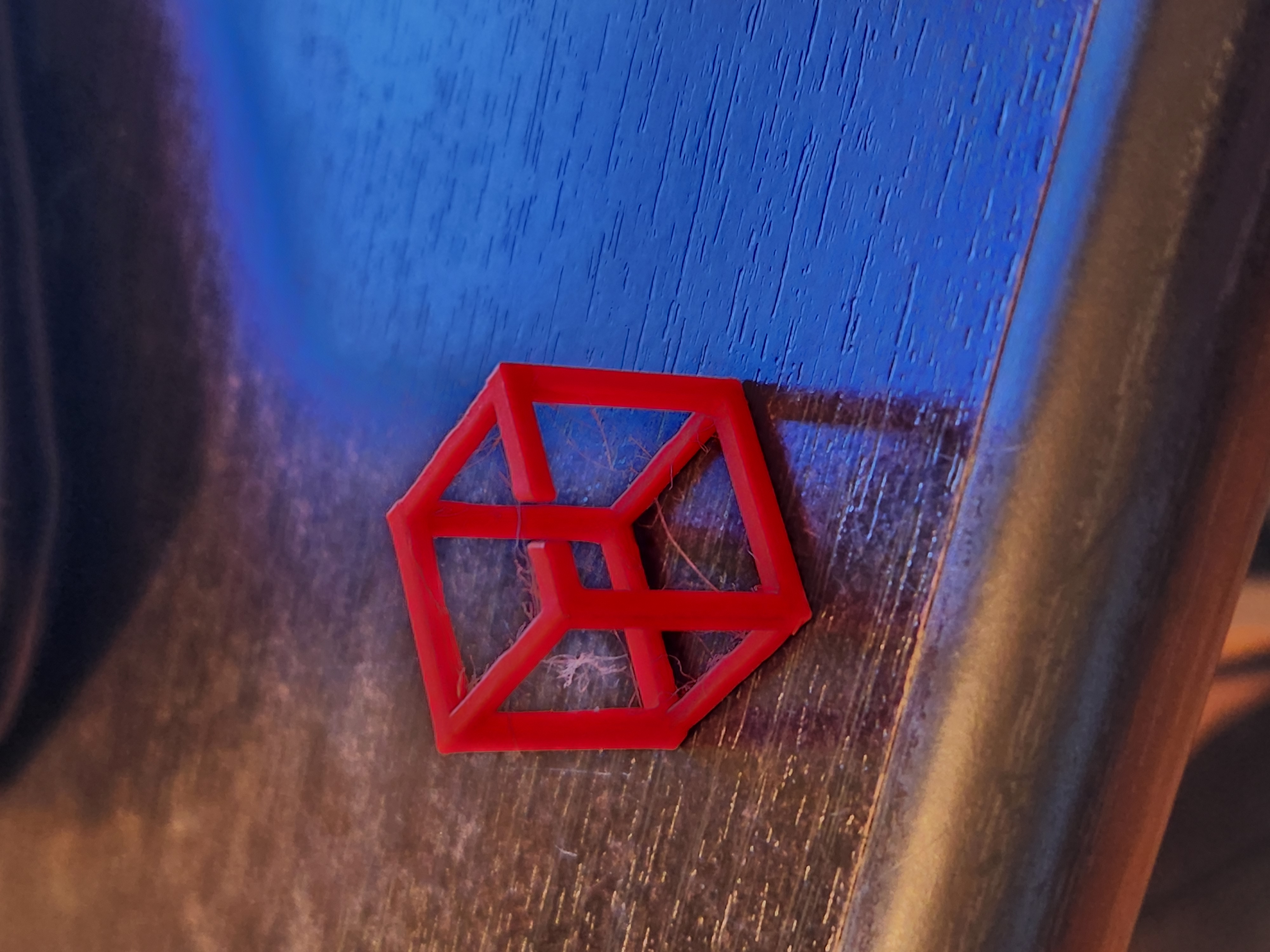 Impossible Cube - Optical Illusion Stringing + Bridging Calibration - 20mm