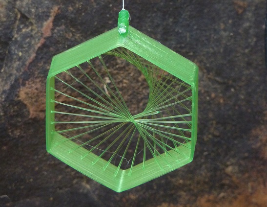 Miniatura 3 do modelo 3D Randomized String Art Ornaments