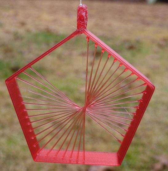 Miniatura 4 do modelo 3D Randomized String Art Ornaments