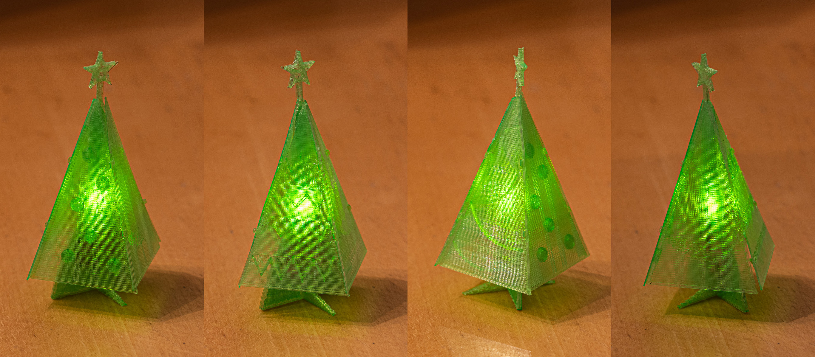 Ultralight LED LightUp Christmas Tree by Markus Download free STL