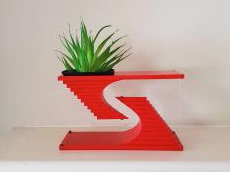 Miniatura 2 do modelo 3D Longer Tensegrity Planter