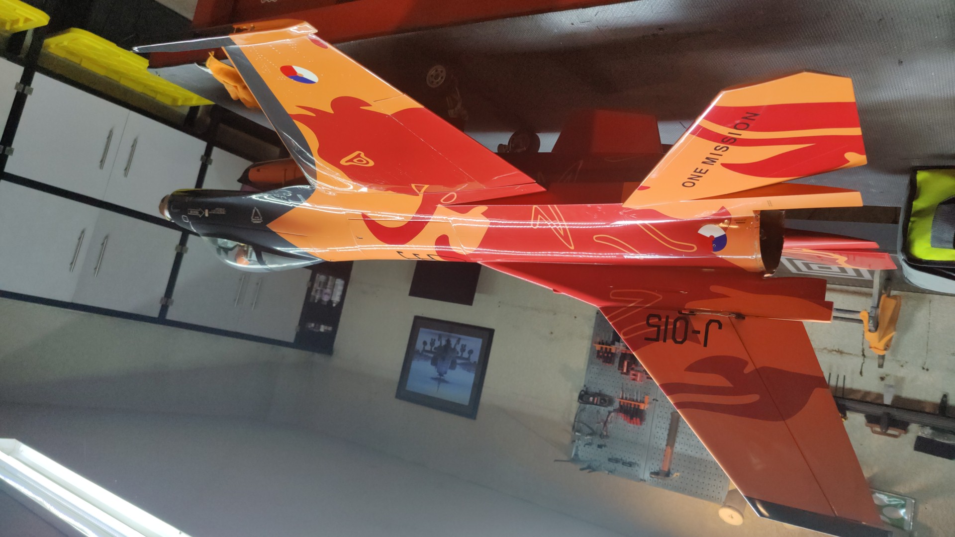 RC Model F-16 Rear Fins