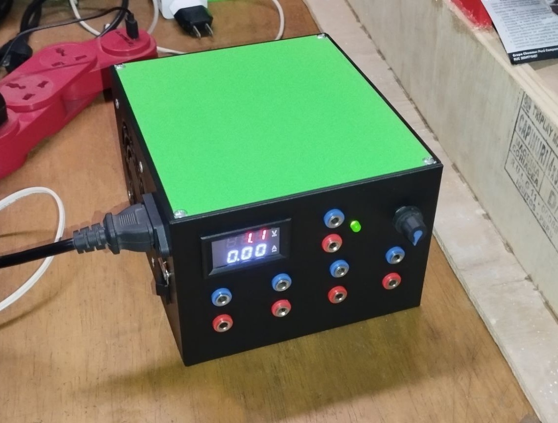 Adjustable Power Supply with ATX source 3D model