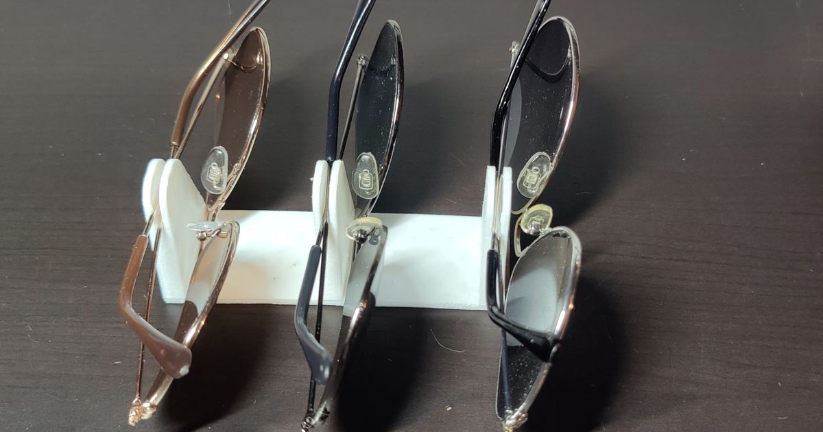 Dollar tree aviator glasses holder for 3 or 6 pairs by ThatCoolGuy