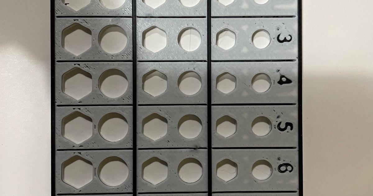Bolt and Nut Measuring Gauges (46.9mm and 79.9mm) by EMT EOD Martin