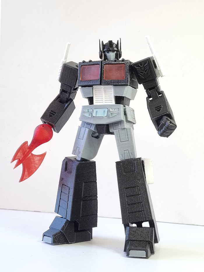 Transformers Devastation Optimus Prime Conversion Kit (Articulated Optimus No Supports) by