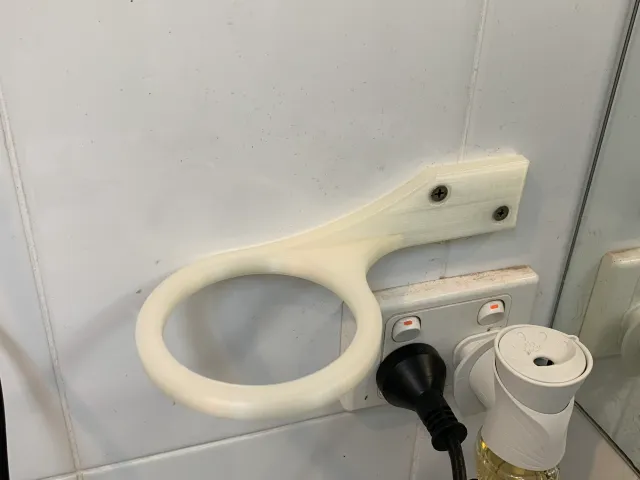 Hairdryer/Heat-Gun Wall Bracket