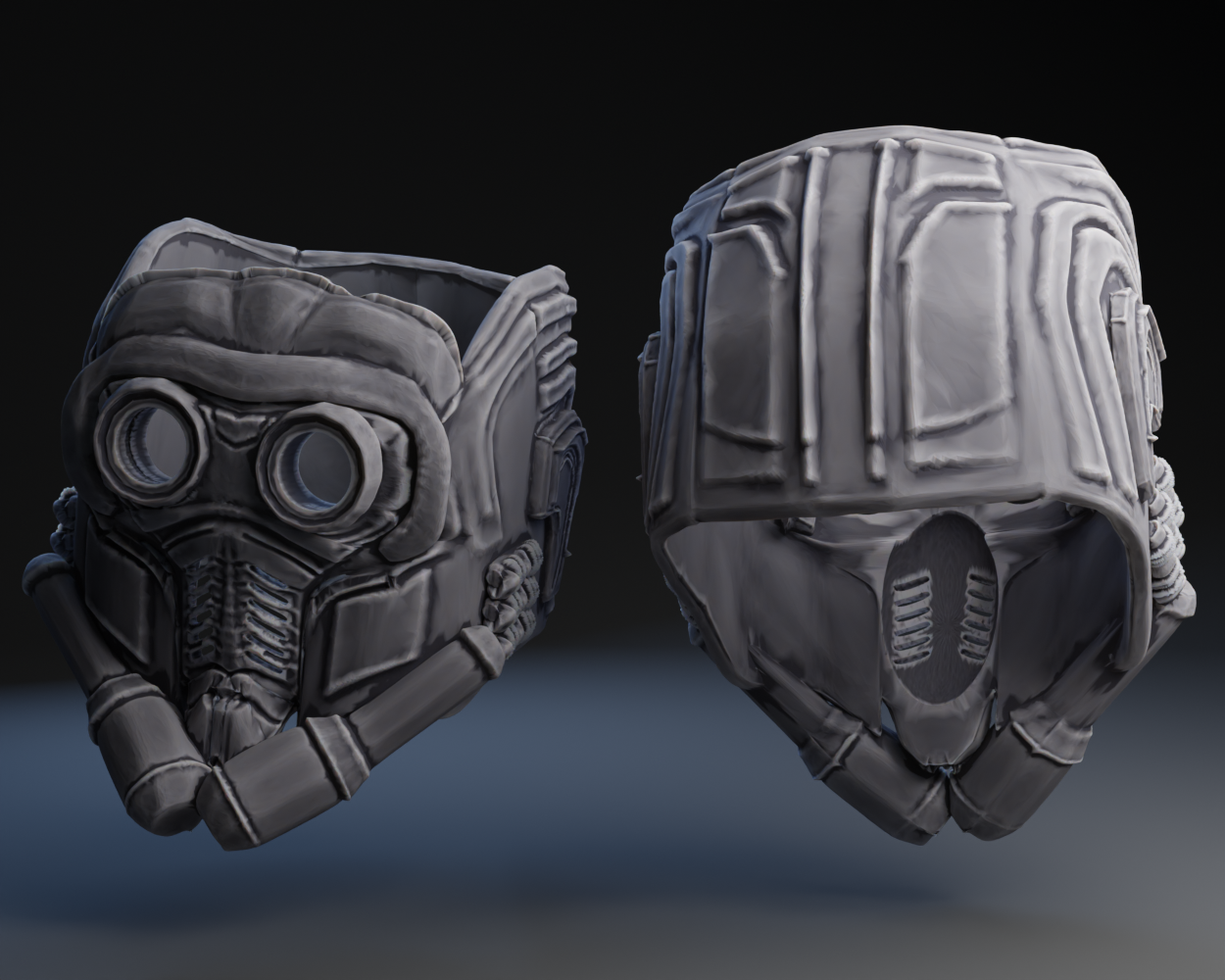 Star Lord Helmet : One Piece