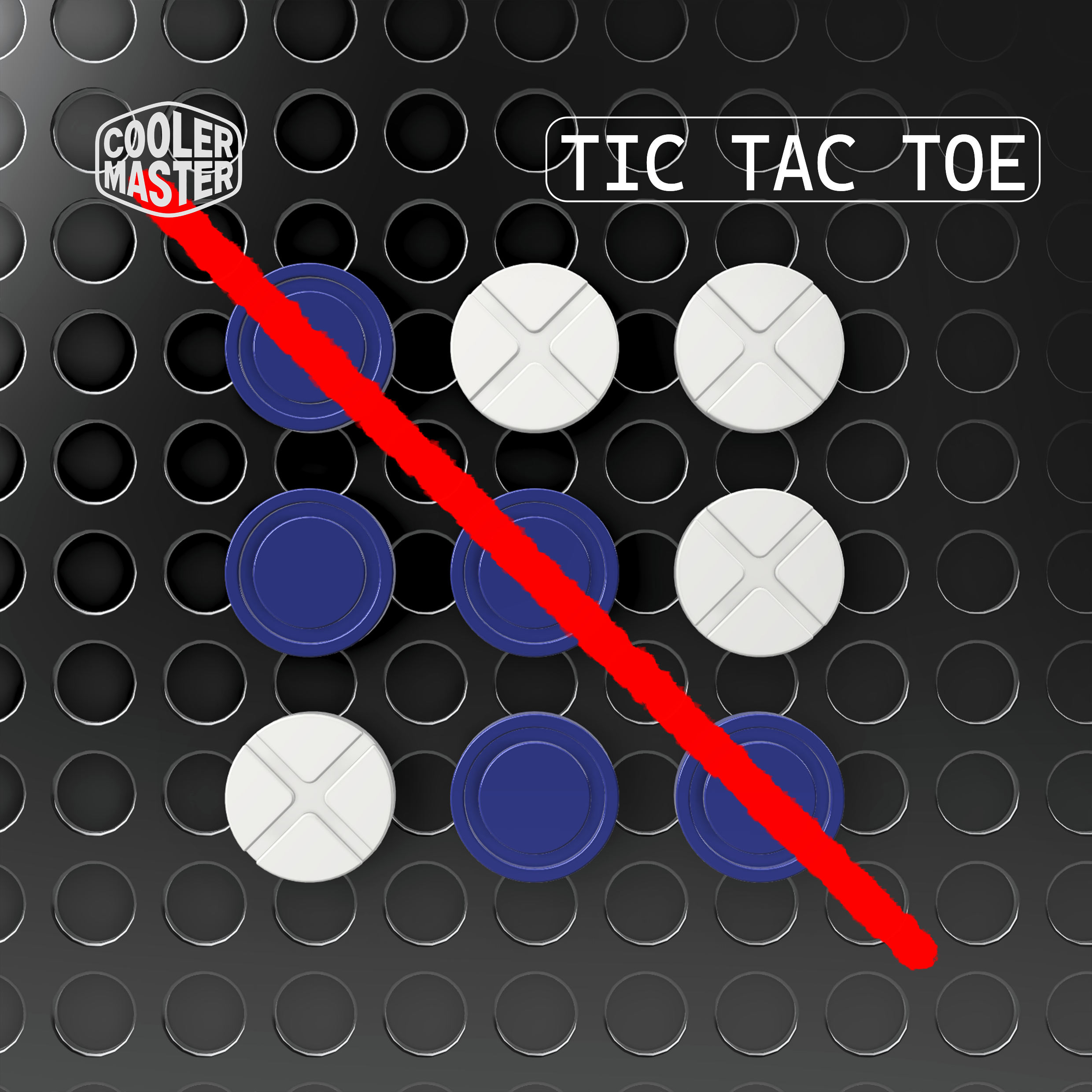 Tiktactoe Qube 540 Case Game 2