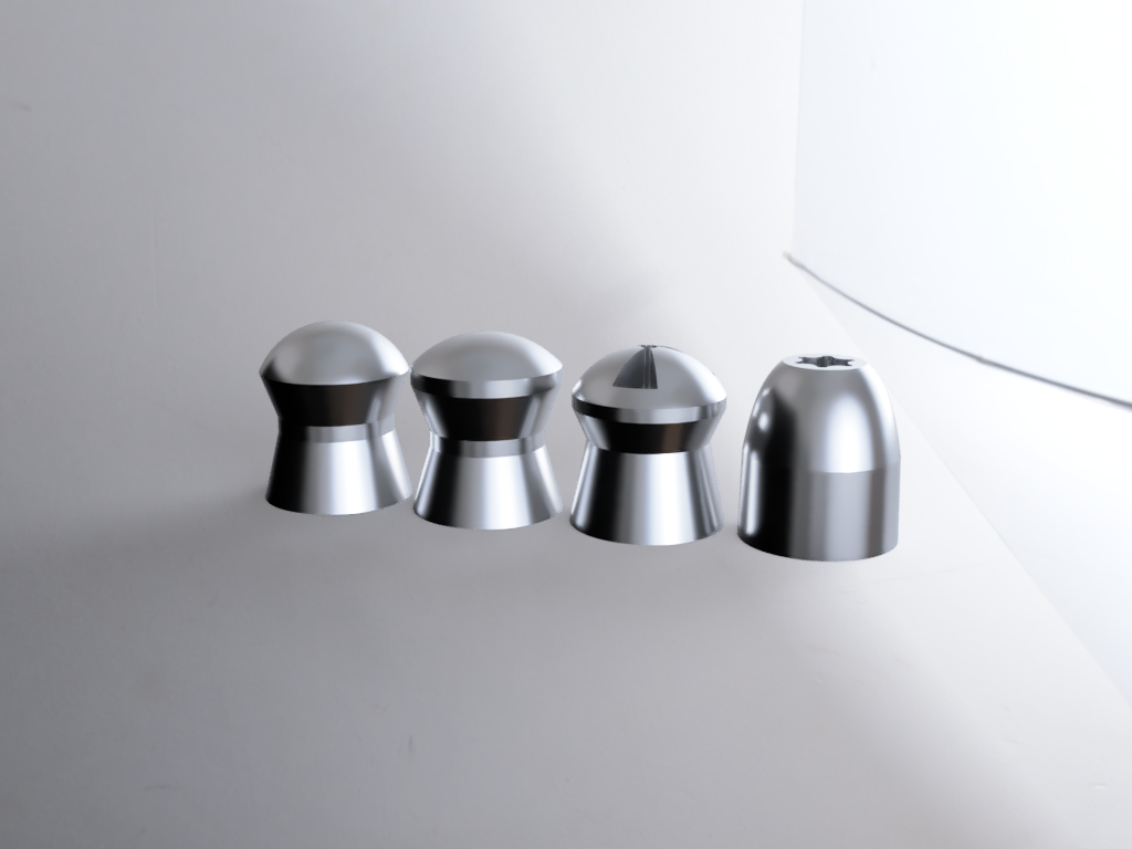 .357cal/ 9mm Diabolo models