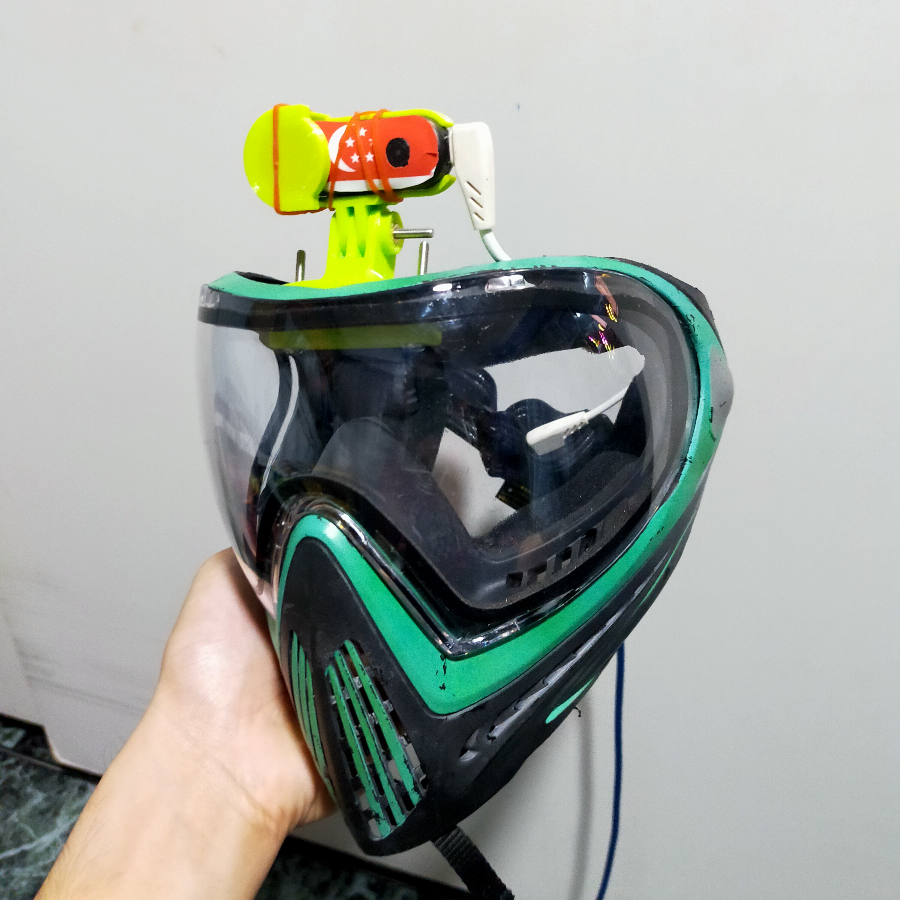 Runcam Thumb mount for Dye i4 goggles by 79th Jedi Download free STL