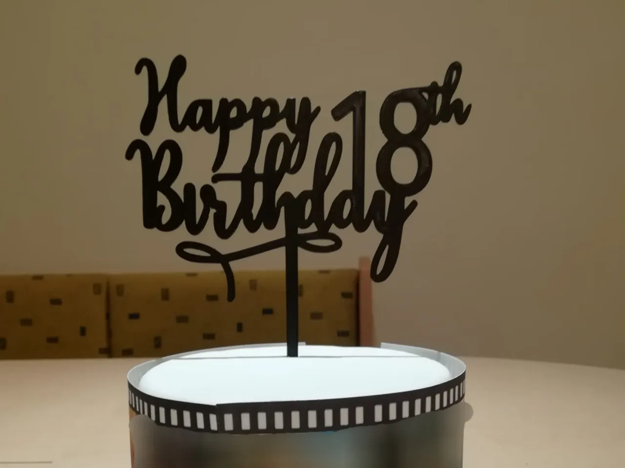 Personalised 18th Birthday Cake Topper By Allihopa | notonthehighstreet.com