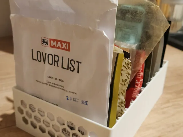 Kitchen Packet Organizer