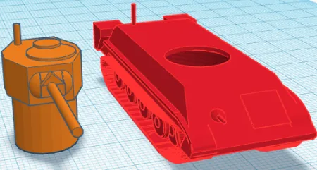 a simple t34 design (tinker cad)