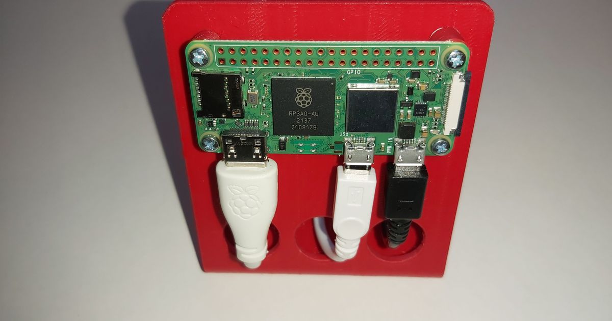 Stand for Raspberry Pi Zero by gskollnau | Download free STL model ...
