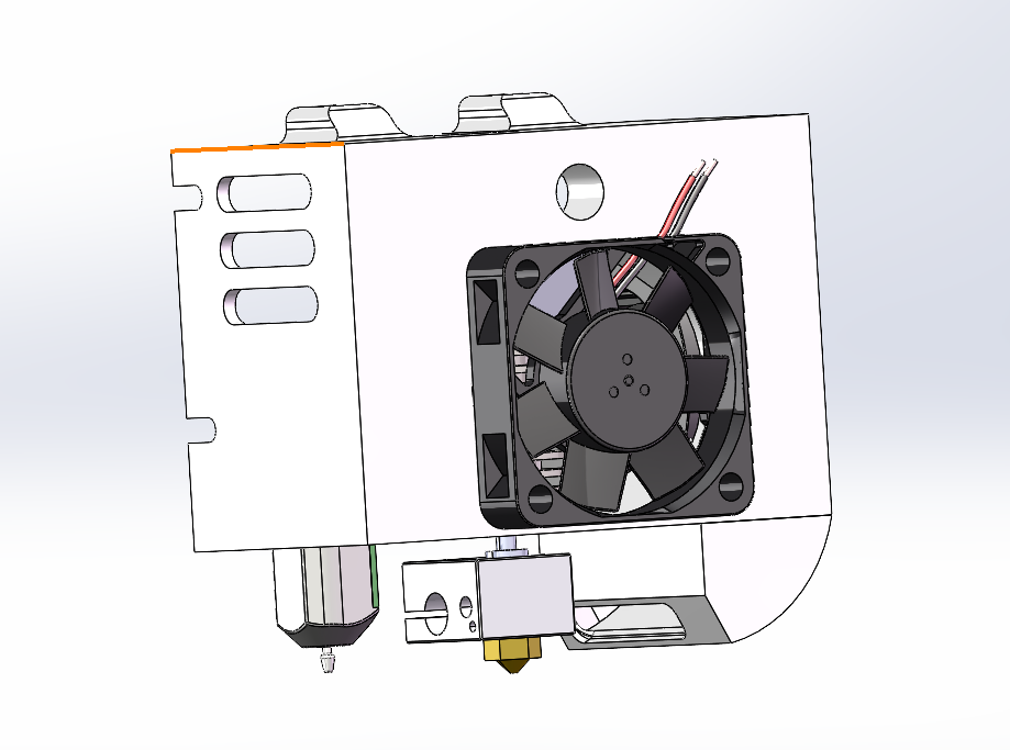 S250 Bltouch Replaceable air duct