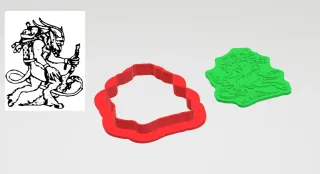 Krampus Cookie Cutter