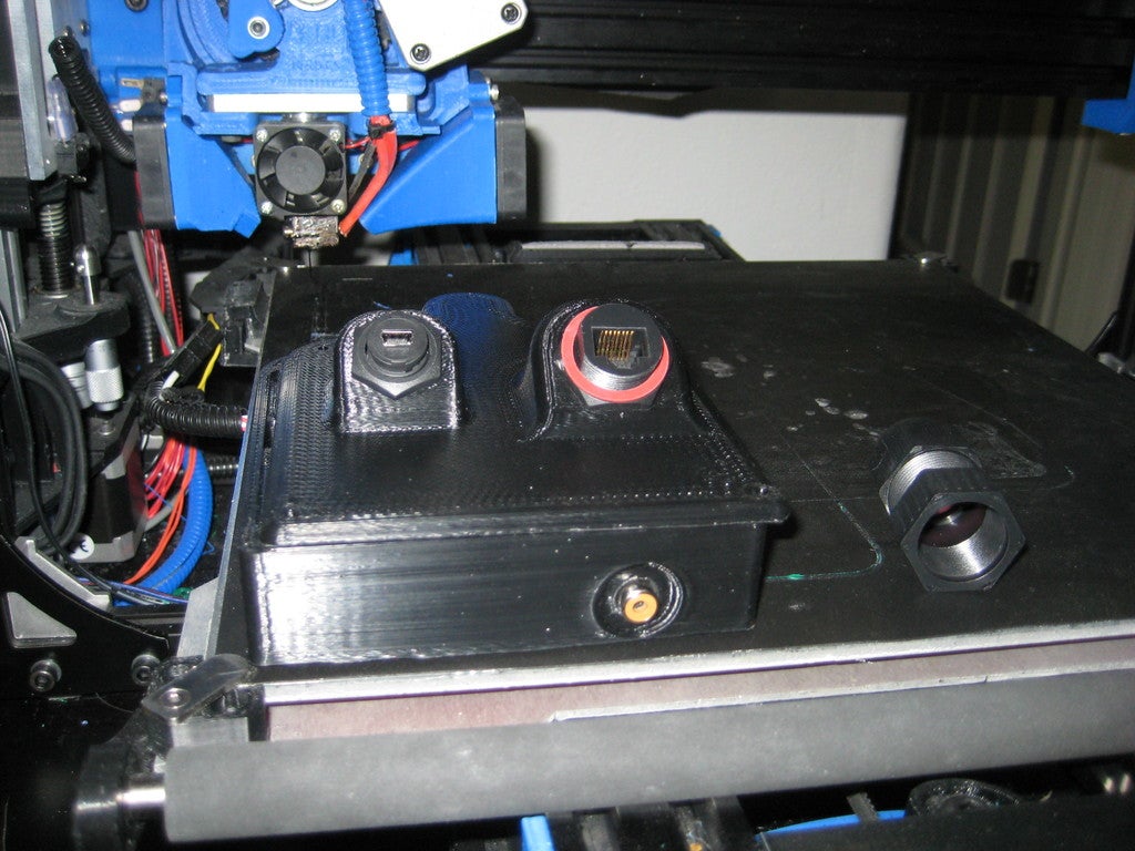 Waterproof ROV Tether control box and reel cable management additions for use with an ROV