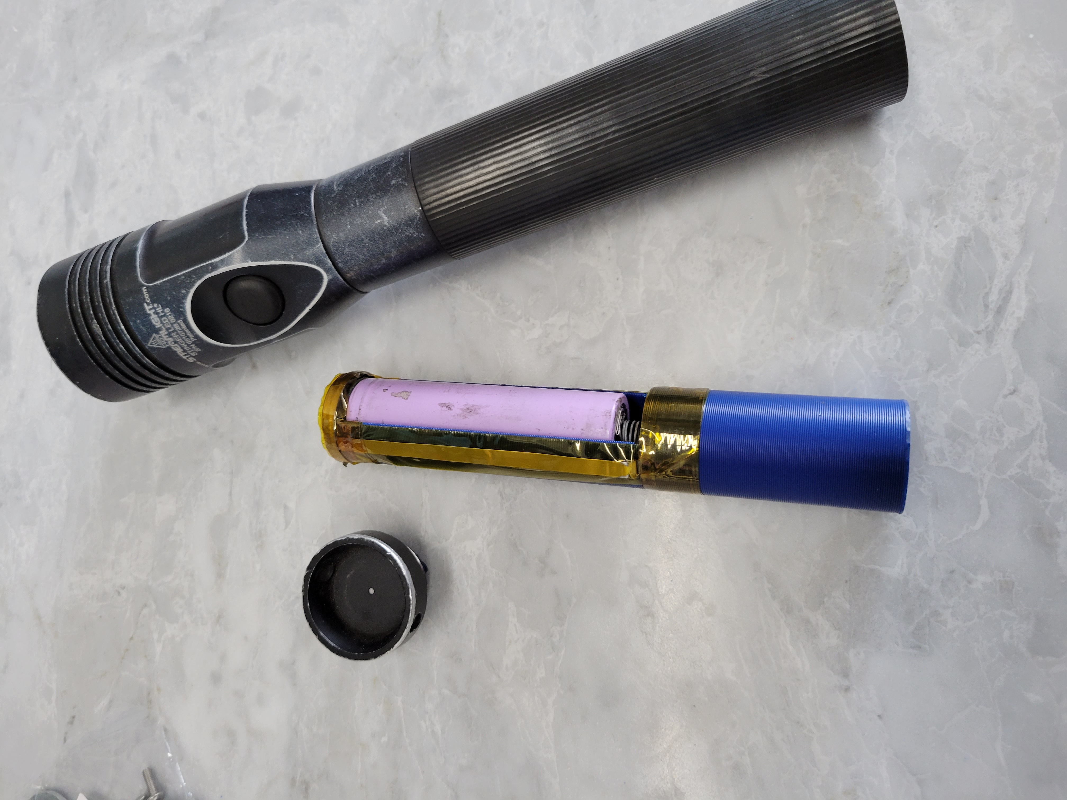 18650 Battery Adapter for Streamlight