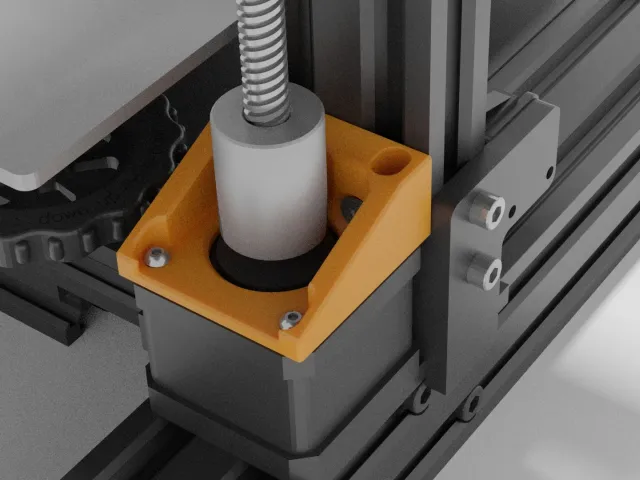 Better Z motor mount - adjustable and reinforced