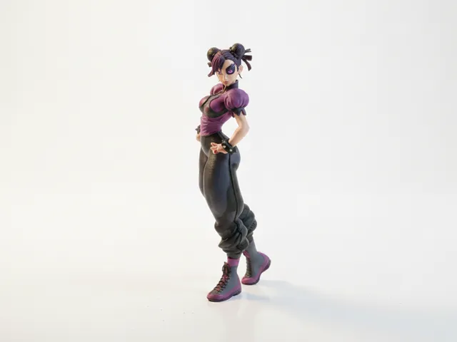Chun Li Figurine Gaming Collectible 3D Printable