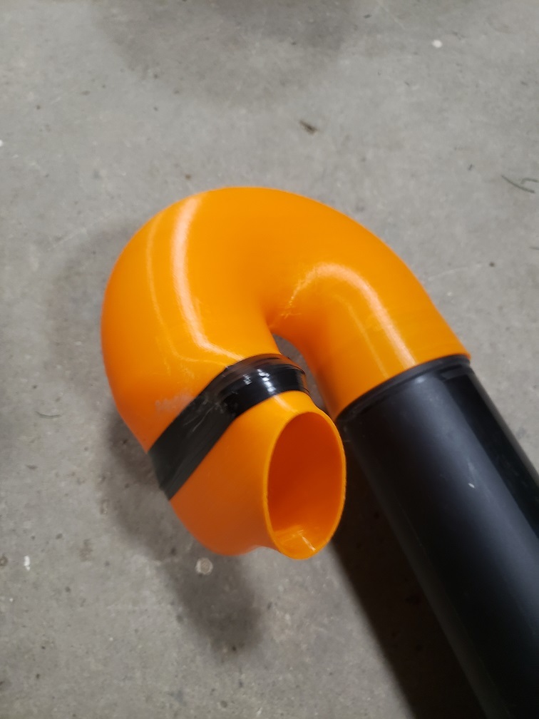 Ego Leaf Blower Gutter Attachment by Garage_Tinkerer Download free