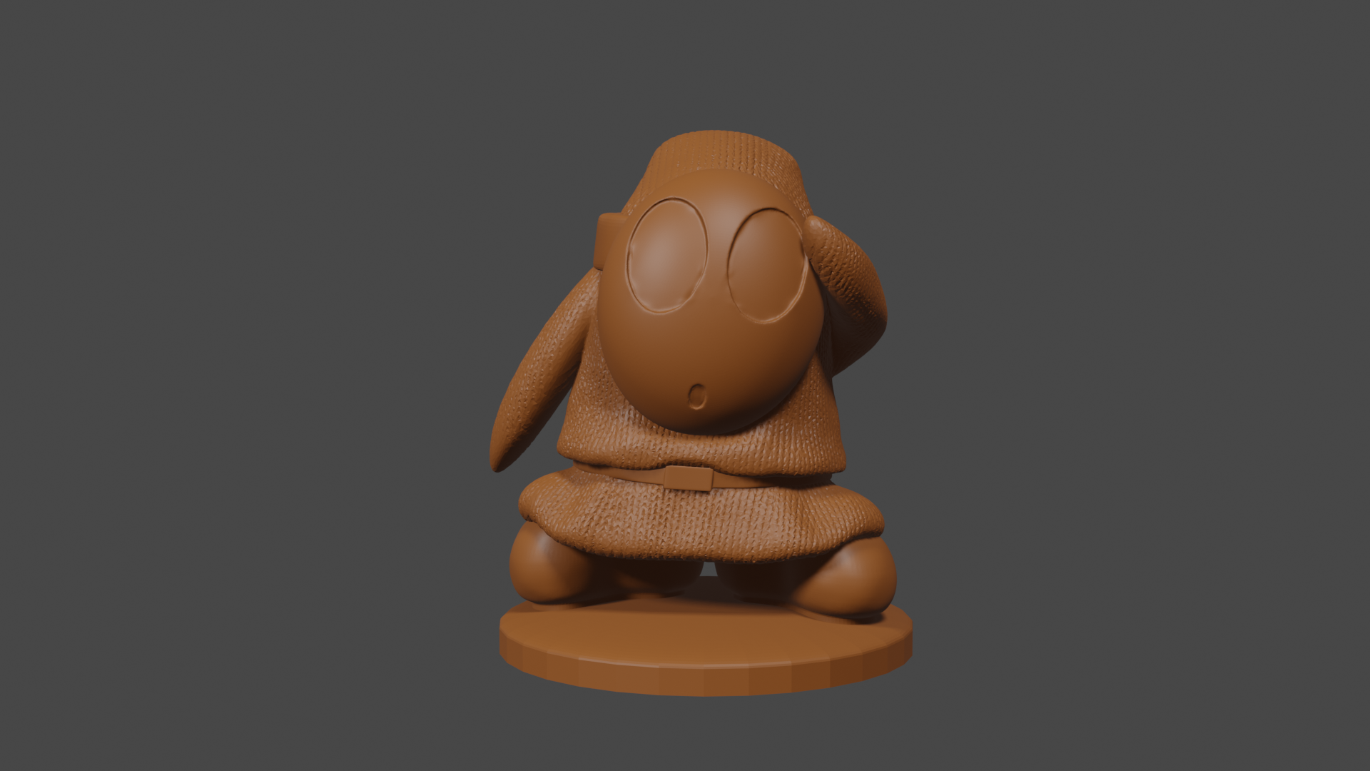 Mario inspired, Shy Guy, Tabletop DnD miniature