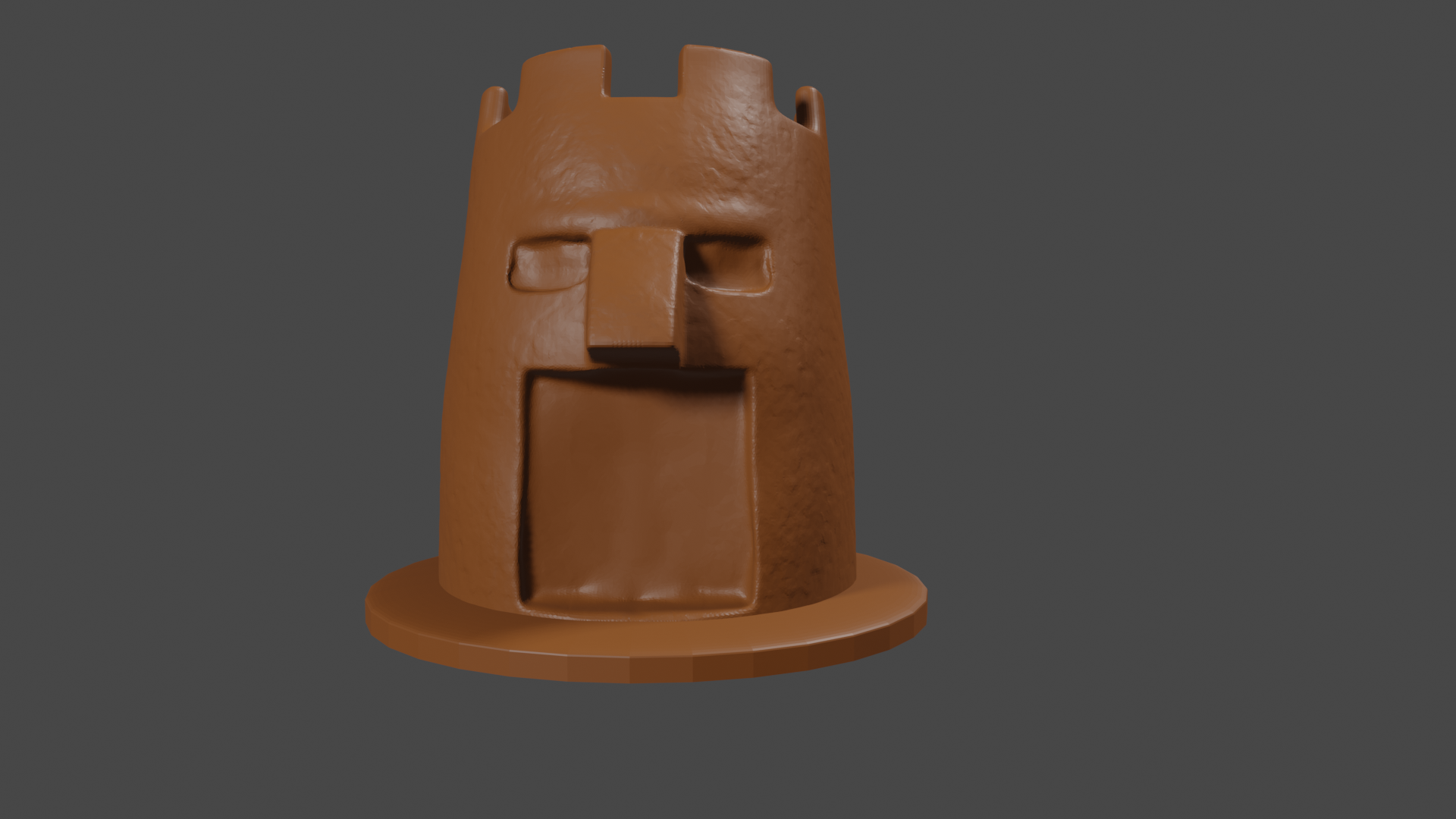 Kirby inspired, Big Kabu, Tabletop DnD miniature