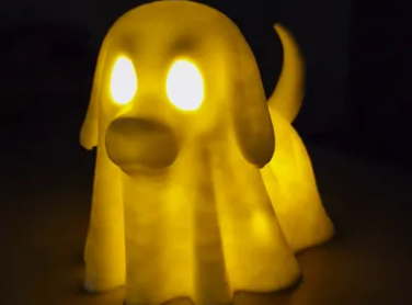 Spooky Halloween Ghost Dog