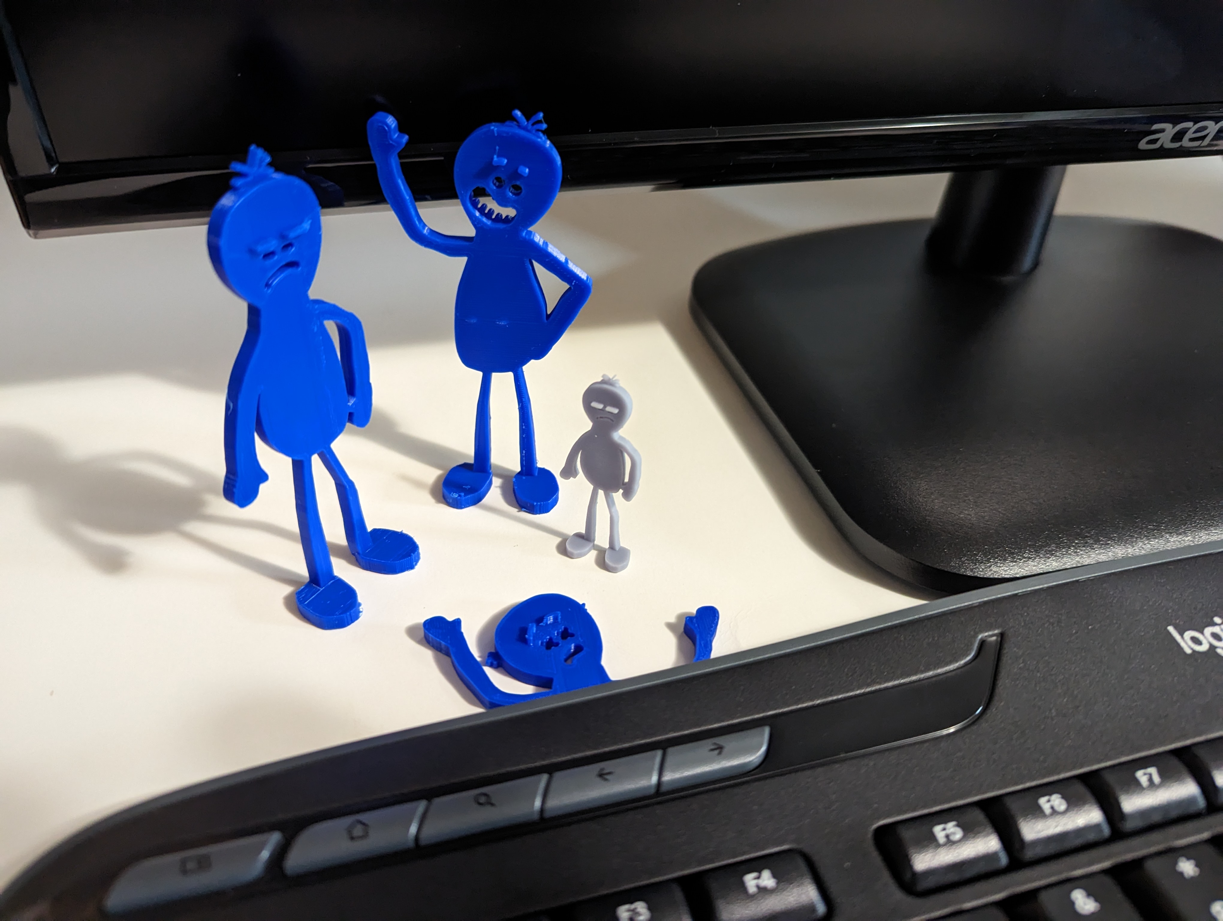Meeseeks Desk Companions by DarkComicHero | Download free STL model ...