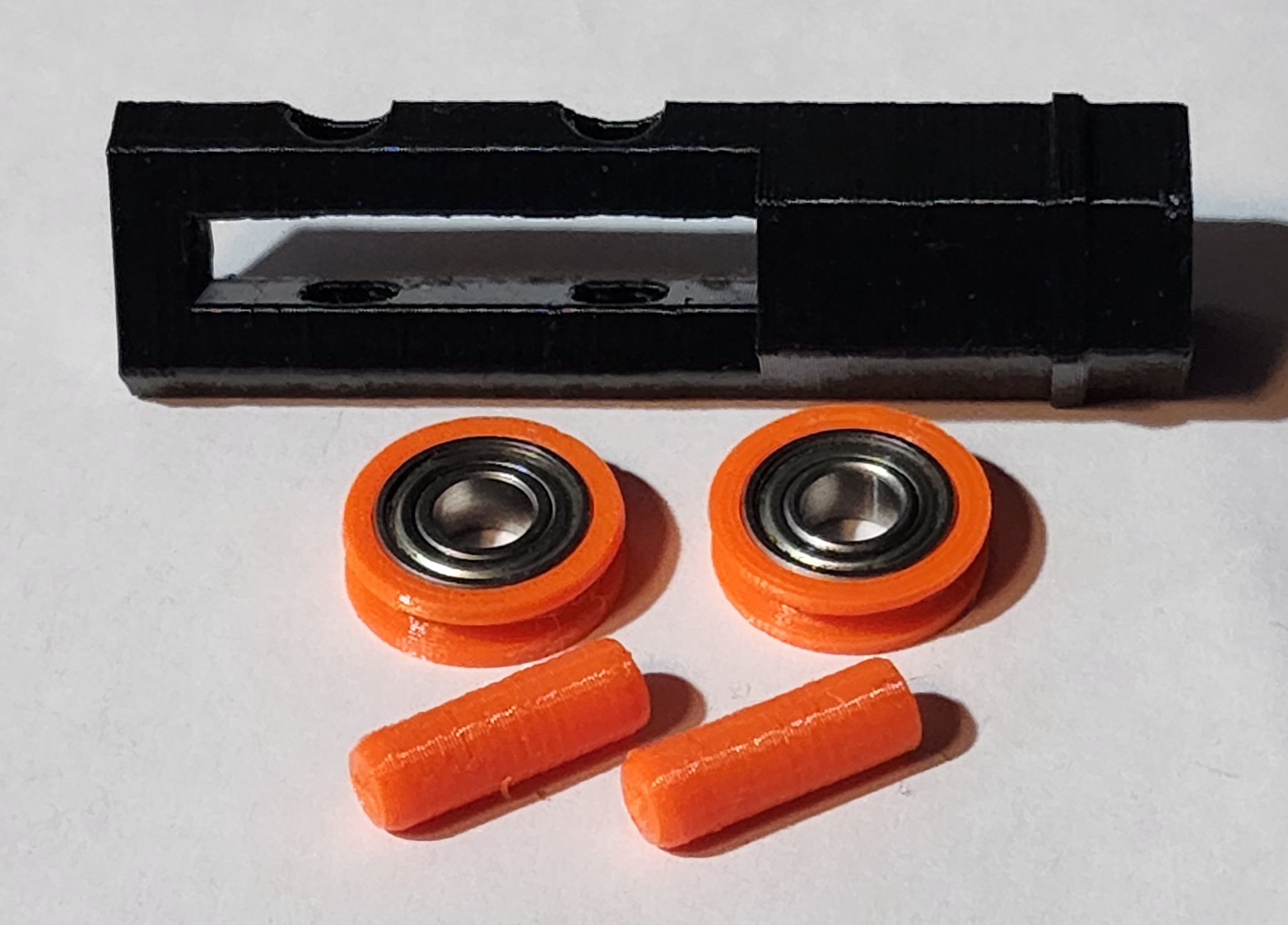 Ball Bearing Filament Guide for Side Mount Spools MK3S V2 by TwoBallScrewBall Download free