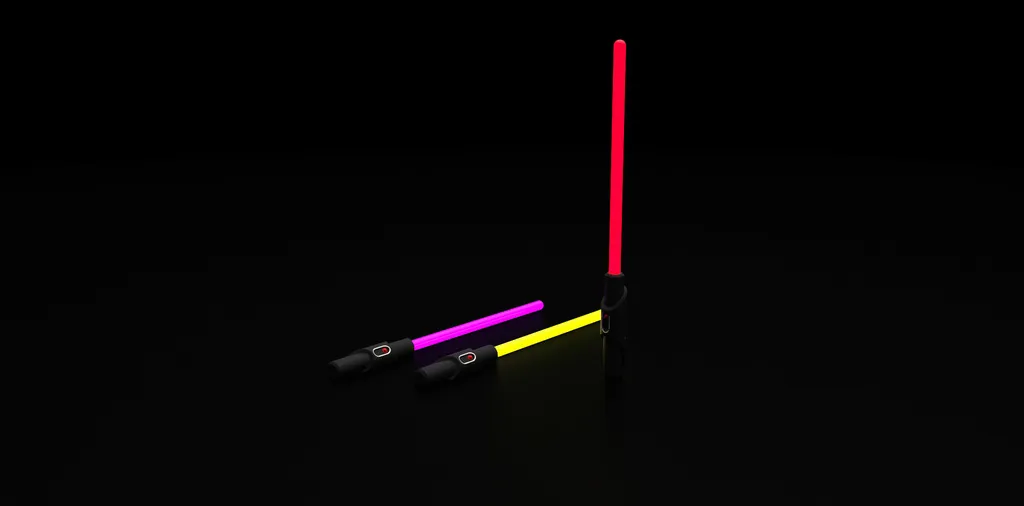 Glow Stick Saber by Shruikan, Download free STL model