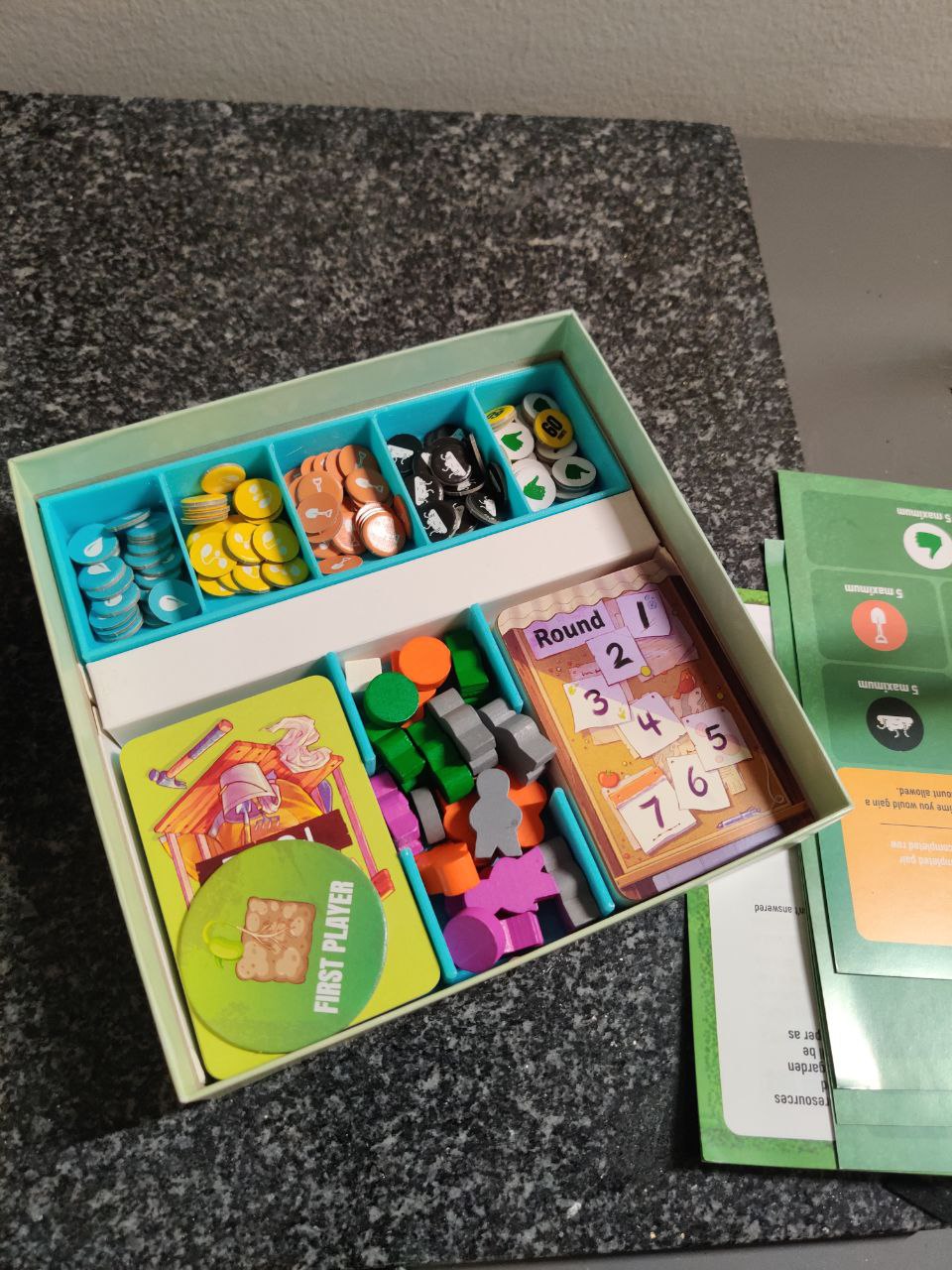 Community Garden Board Game Insert Organizer
