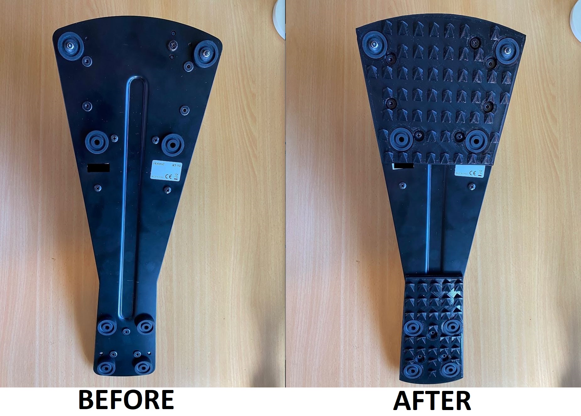 Roland KT10 Slip Resistant Base plates by XGen Download free STL model