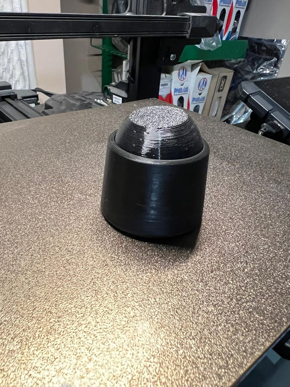 Squash Ball with flat part by Sebastian Casal Download free STL model