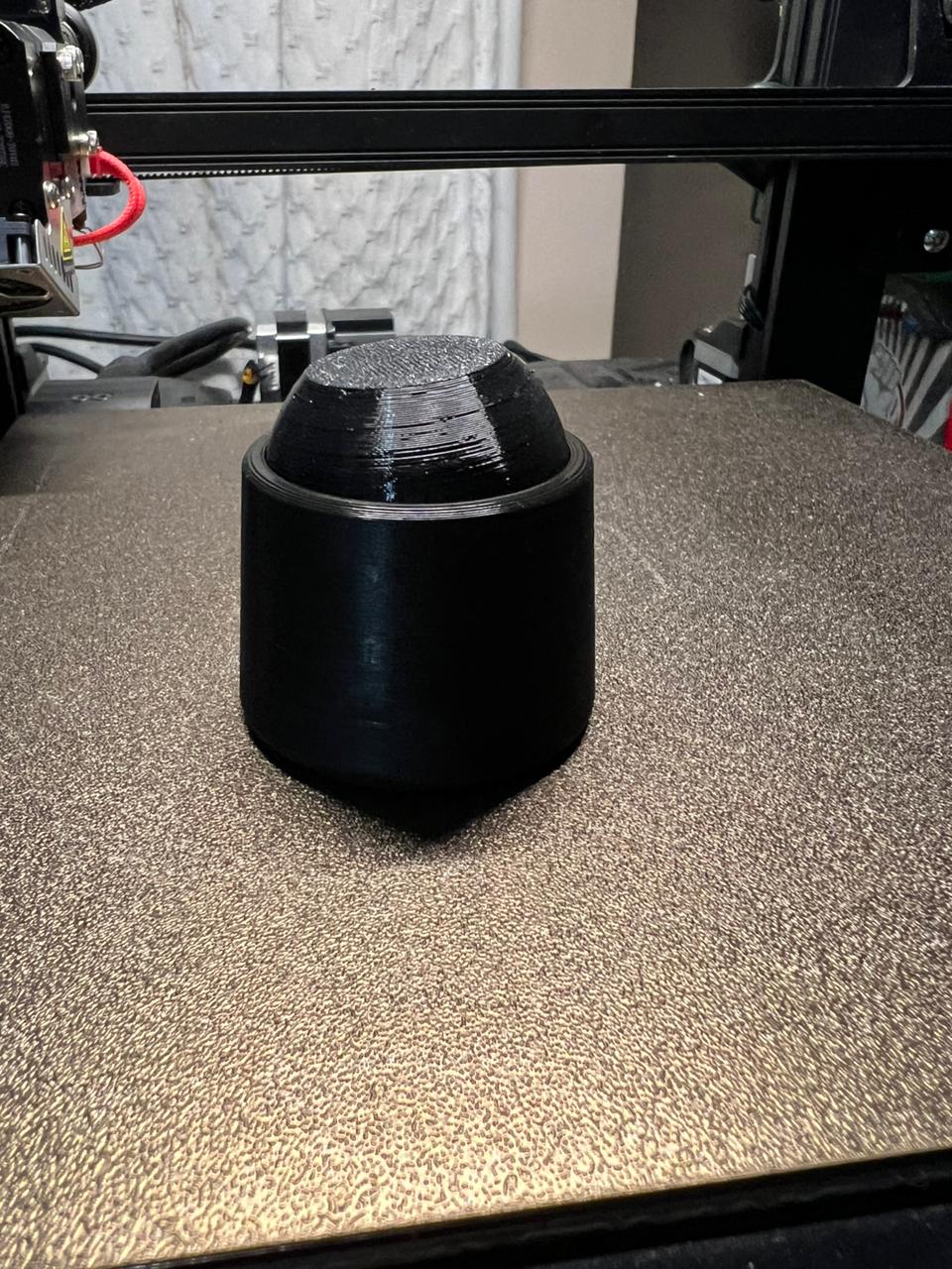 Squash Ball with flat part by Sebastian Casal Download free STL model