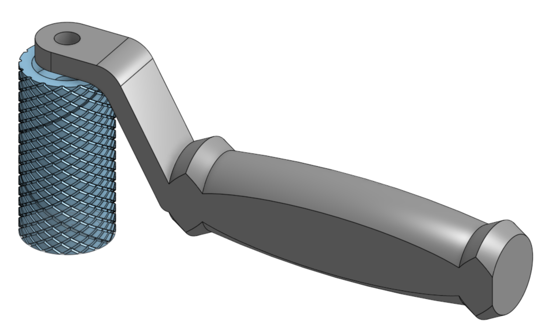 Miniatura 2 do modelo 3D Glue Roller