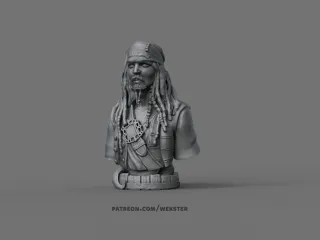 Jack Sparrow by Wekster | Download free STL model | Printables.com