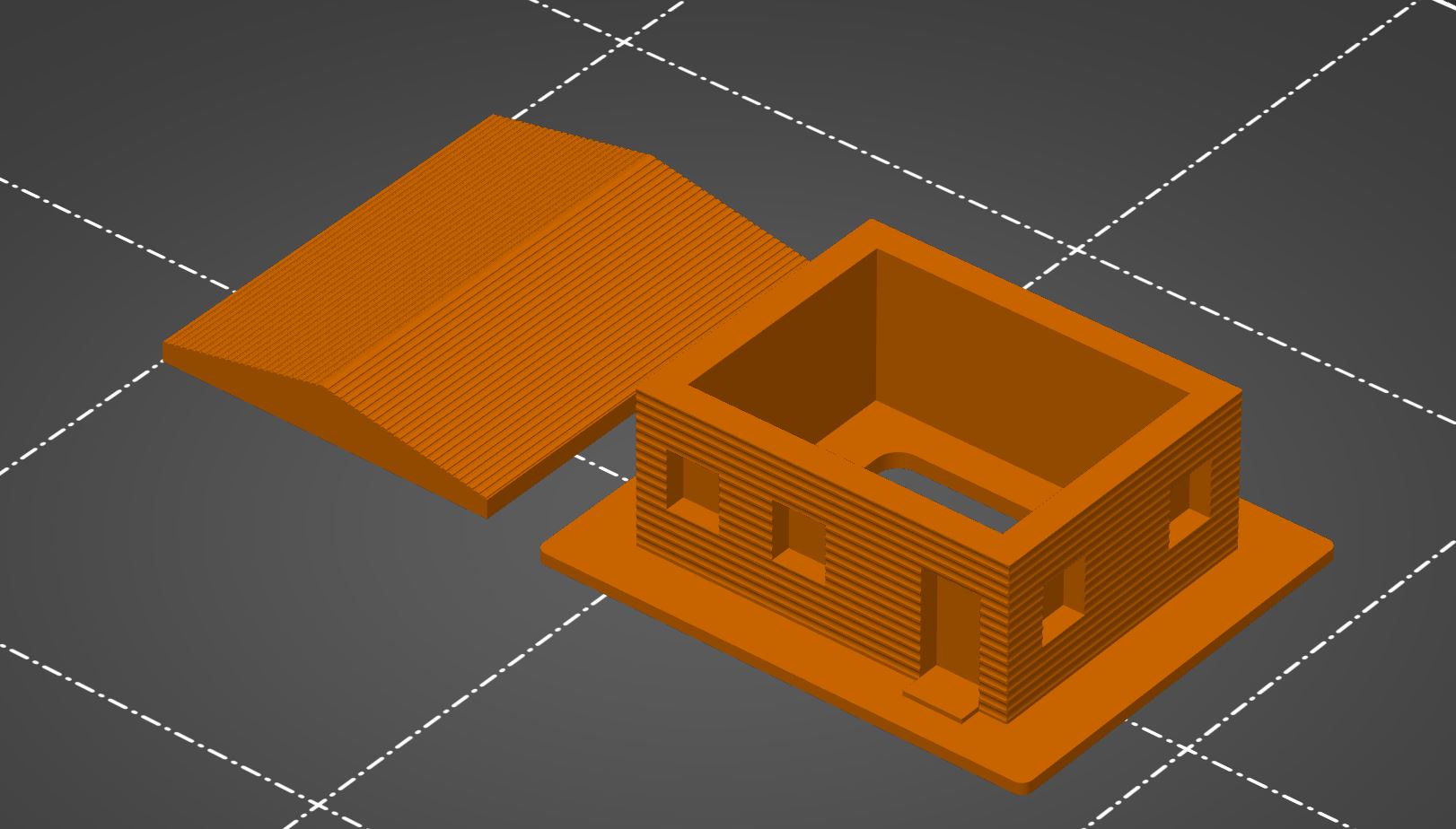 Modelhouse Modeltrain (Size Z)