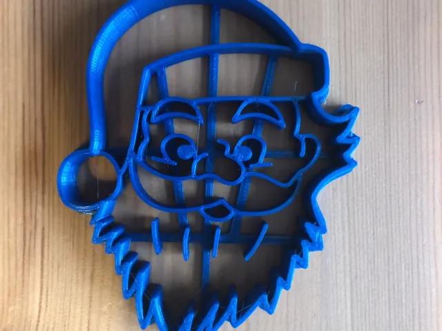 Santa cookie cutter